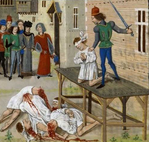 Exécution d'Olivier IV de Clisson - par Froissart